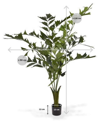 Konstgjord Fiskstjärtspalm (130 cm)