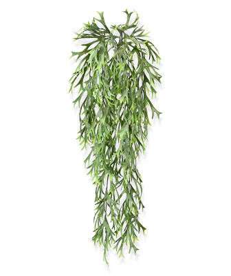 Planta pendurada Staghorn artificial 65 cm 