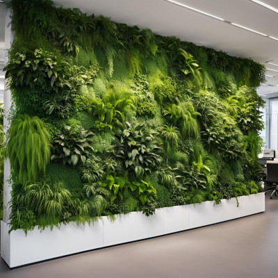 Žalia augalų siena