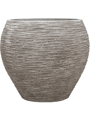 Baq Polystone Coated Ribbed, Balloon Raw Grey (⌀50 ↕53)