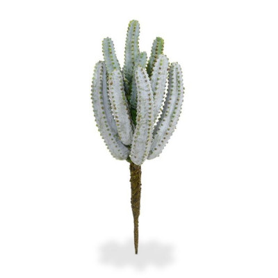 Euphorbia Cactus artificial 25 cm cinzento