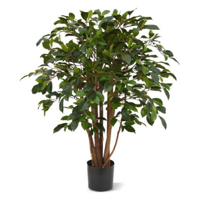 Ficus Folia artificial Deluxe 80 cm verde