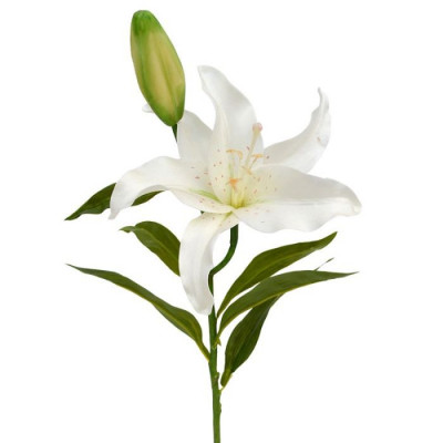 Ramo Lily artificial Deluxe 55 cm creme