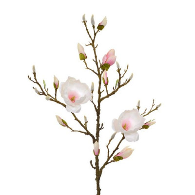 Ramo Magnolia artificial 100 cm rosa 