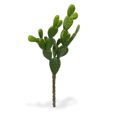 Bouquet de Cactu Opuntia artificial 30 cm verde 