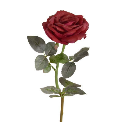 Artificial Rose branche Elisabeth RT 65 cm red