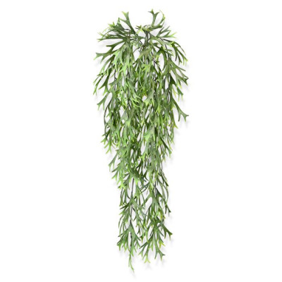 Planta pendurada Staghorn artificial 65 cm 