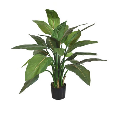 Planta Strelitzia artificial 95 cm verde 