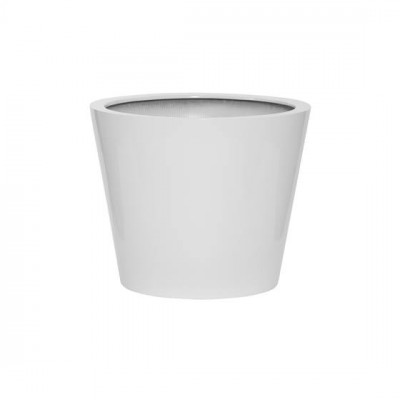Bucket M, Glossy White (⌀58 ↕50)