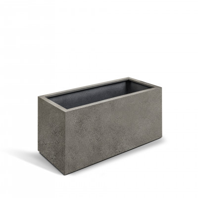 Grigio Box 100 with wheels - Natural Concrete