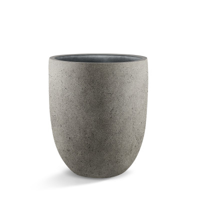 Grigio Tall Egg Pot 52 - Natural Concrete