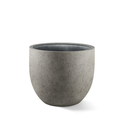 Grigio New Egg Pot 36 - Natural Concrete