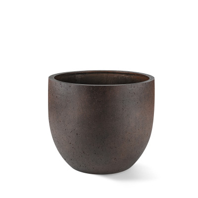 Grigio New Egg Pot 36 - Rusty Iron