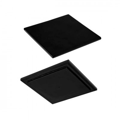 Topper M Thin (for E1005 & E1131) (↔35 ↕2.5) - Glossy black