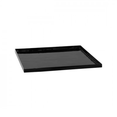 Saucer Block XL, Glossy Black (↔64 ↕3)