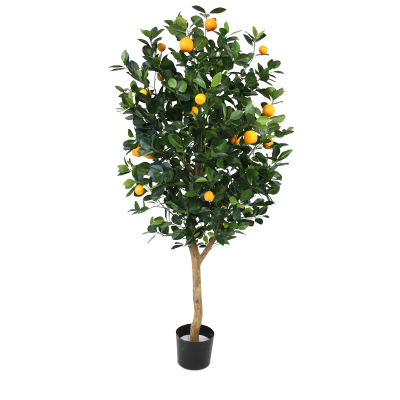 Árvore laranje artificial Deluxe 150 cm 