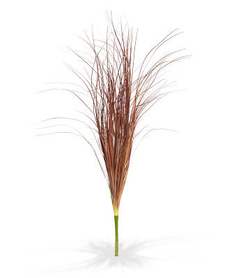 Bouquet de grama artificial 60 cm vermelho