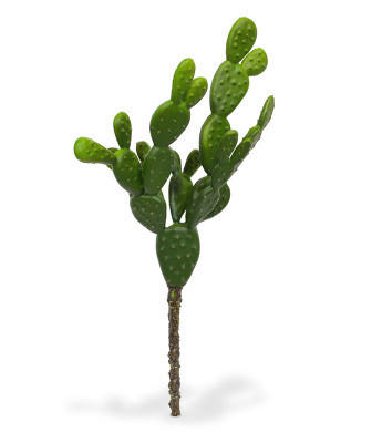 Bouquet de Cactu Opuntia artificial 30 cm verde 